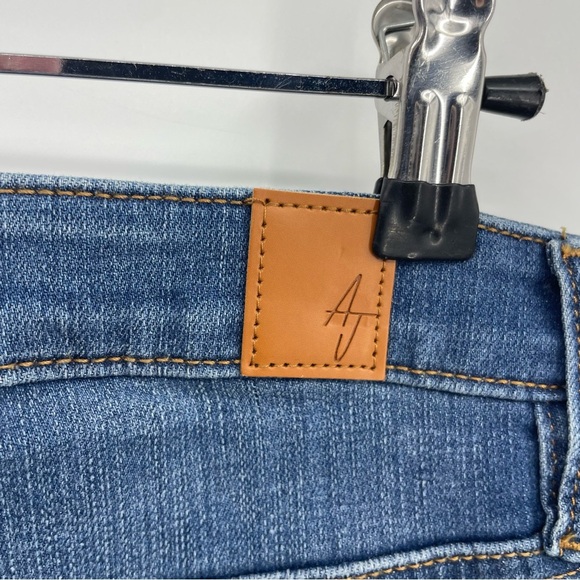 Alexander Jane The OG Tummy Control Denim Shorts cuffed Bermuda XL - Picture 4 of 9